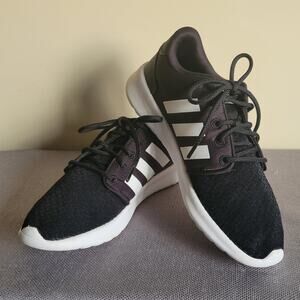 Adidas Women's 6 Cloudfoam Comfort Running Sneaker Shoe DB0275 Black White